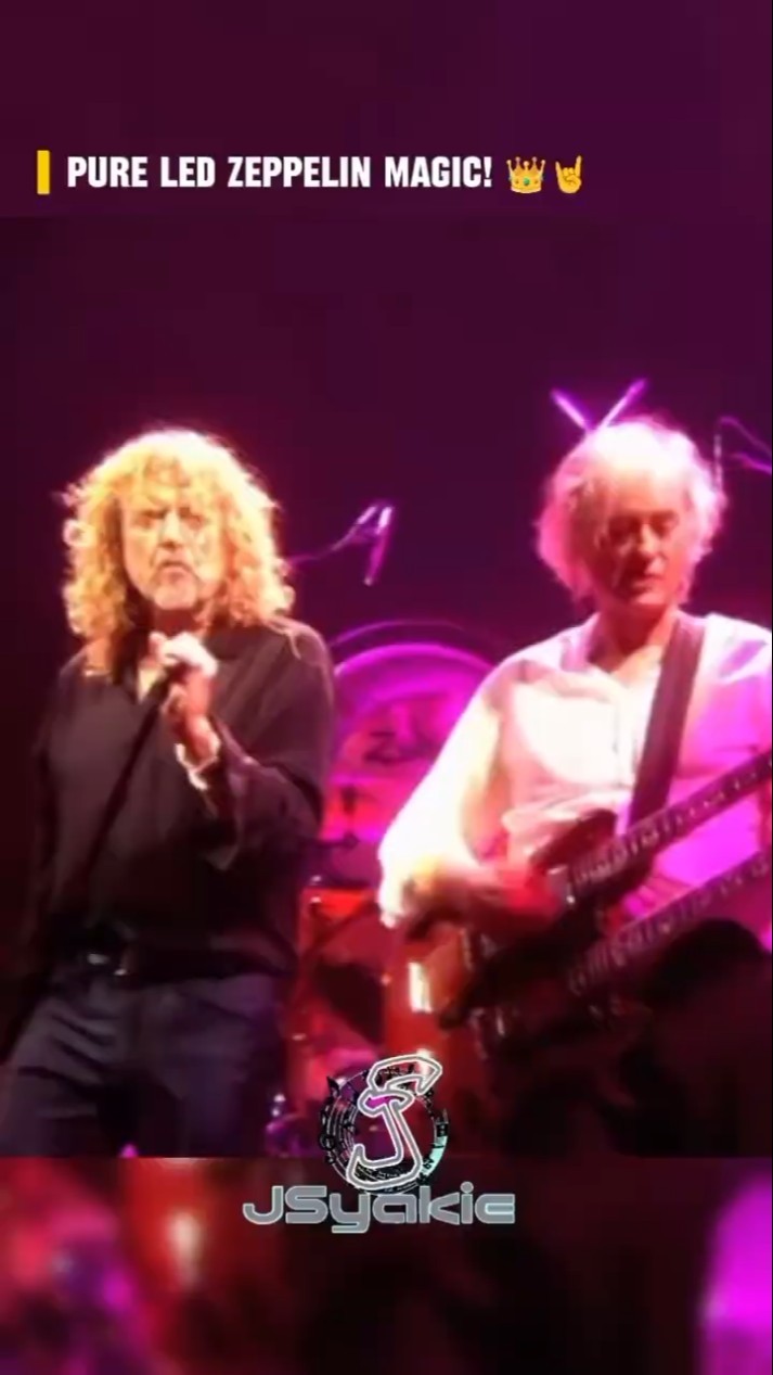 Led Zeppelin: The Legendary Reunion! 🎸⚡ #robertplant #jimmypage