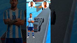 Messi vs Ronaldo car challenge #video #youtube #gameplay #shortsvideo
