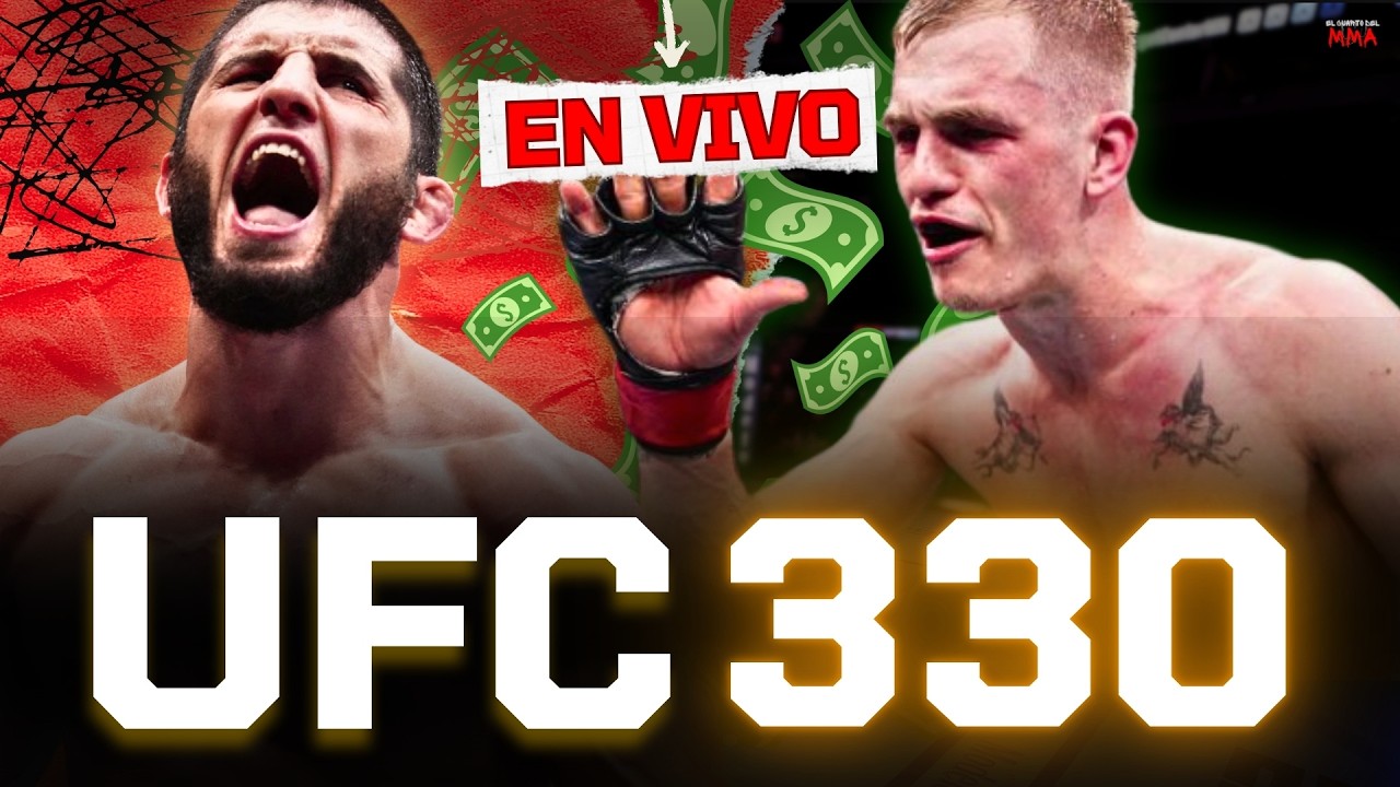 🛑MAKHACHEV Vs GARRY - EN VIVO🛑 UFC 330 | Reaccionando con el Chat + Parlays GRATIS💰