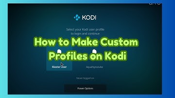 How to Make Custom Profiles On Kodi ( like Netflix ) | AquaTechFantasy