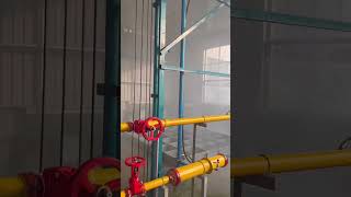 Fire Sprinkler Water Distribution Test