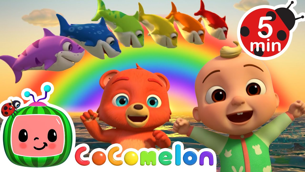 Baby Shark Colors Of The Rainbow cocomelon YouTube baby-shark-colors-of-the-rainbow-cocomelon-youtube