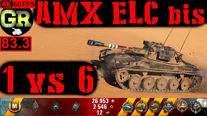 83_World of Tanks AMX ELC bis WoT Replay - 9 Kills 2.2K DMG(Patch 1.4.0)