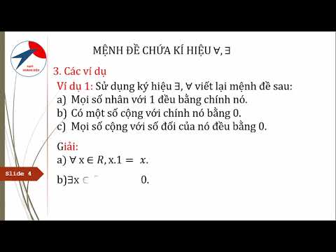 Các tập hợp số cần nhớ. Mệnh đề chứa kí hiệu tồn tại, kí hiệu với mọi. - youtube