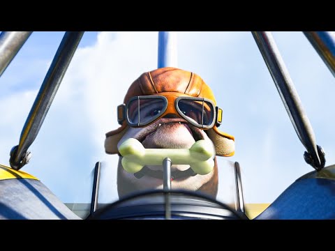 Dogs Flying Planes Scene | Up (2009) | Movie Clip