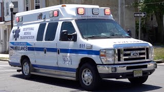 Exceptional Medical Transportation Atlantic City EMS Ambulance 511 Responding
