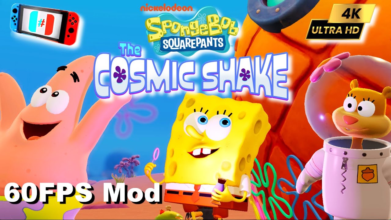 Spongebob Squarepants: The Cosmic Shake 4K ( 4 X IR) 60FPS | Ryujinx 1. ...