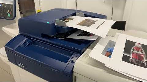 Xerox Color C60 Demonstration booklets and printing on heavy stock!