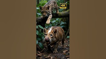 Clouded Leopard Ambush! Epic Borneo Jungle Battle for Survival Caught on Camera #wildlife