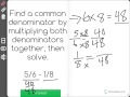 Converting and Comparing Fractions