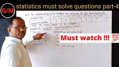 Class 10 Statistics Most Imp. questions part 4 | Ncert | Boards 2022| By Rajkumar sir. #gurukulmaths