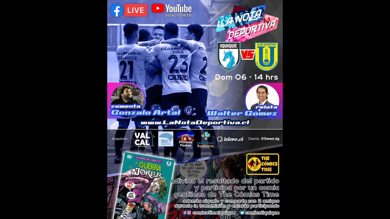 EN VIVO Deportes Iquique vs Magallanes (7ma Fecha Ascenso ...