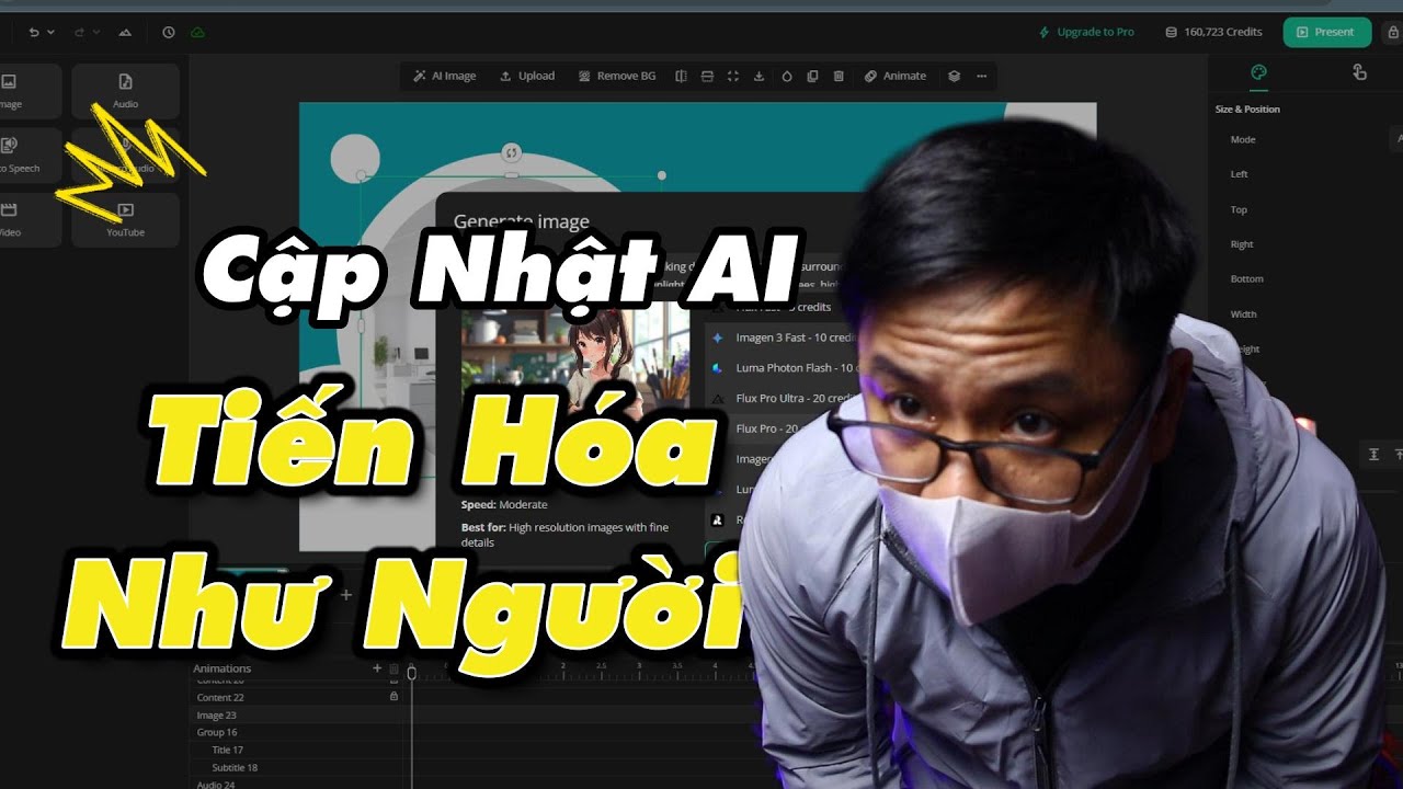 Outline Video Cập Nhật AI Tiến Hóa Quá Nhanh Gemini, uPresenter Tạo ảnh, Text to Speech Miễn Phí