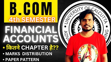 B.COM 4th sem || FINANCIAL ACCOUNTING II SYLLABUS || CALCUTTA UNIVERSITY #calcutta_university #cu