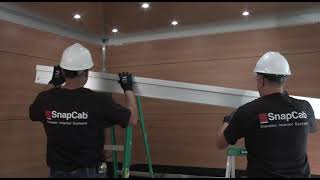 Famous SnapCab Installation:  Top Cap Profile