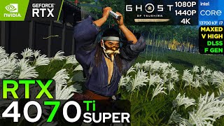 Ghost of Tsushima - RTX 4070 Ti SUPER (1080p/1440p/4K)