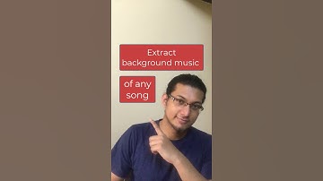 Thumbnail of Extract Background Music from a Song | Remove Vocals from a Song (Free tool)