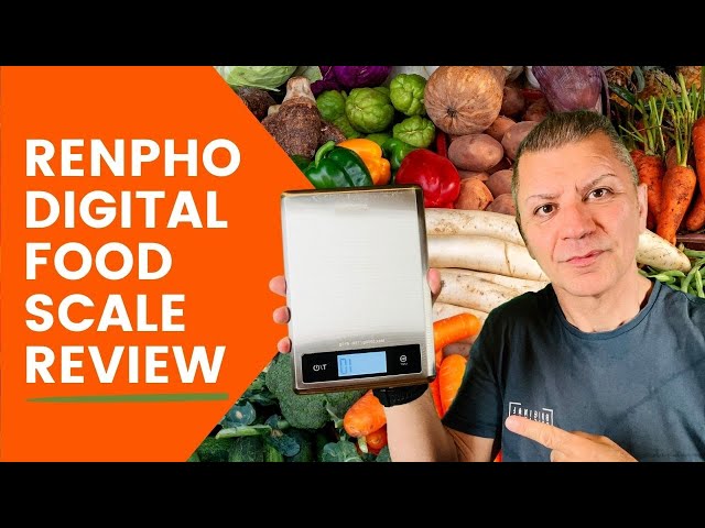 RENPHO Bluetooth Food Scale with App, Digital Smart Kitchen Scale