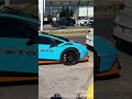 Lamborghini Huracan Sto bleu 🏎️🔥 #shorts