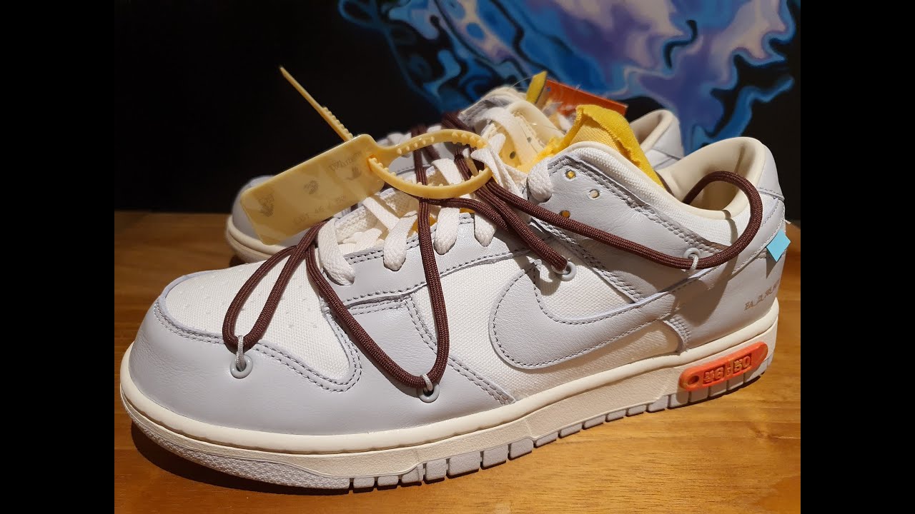 EP. 103 Nike X Off White Dunk Low 46 of 50 Review 