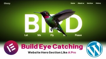 Elementor Tutorial: Build an Eye Catching Website Hero Section Like a Pro (WordPress Step by Step)