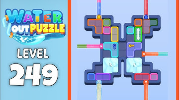 Water Out Puzzle level 249 solution 