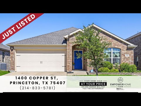 1400 Copper St, Princeton, TX home video tour