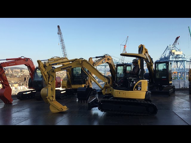 T-0004】コマツ PC40MR-2 4トンクラス 4ウェイマルチ 全塗装済み