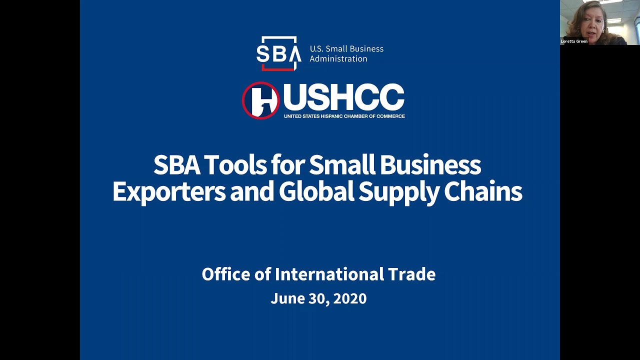 USHCC/SBA: International Business Incentives and Debt Relief Programs for Global Supply Chains