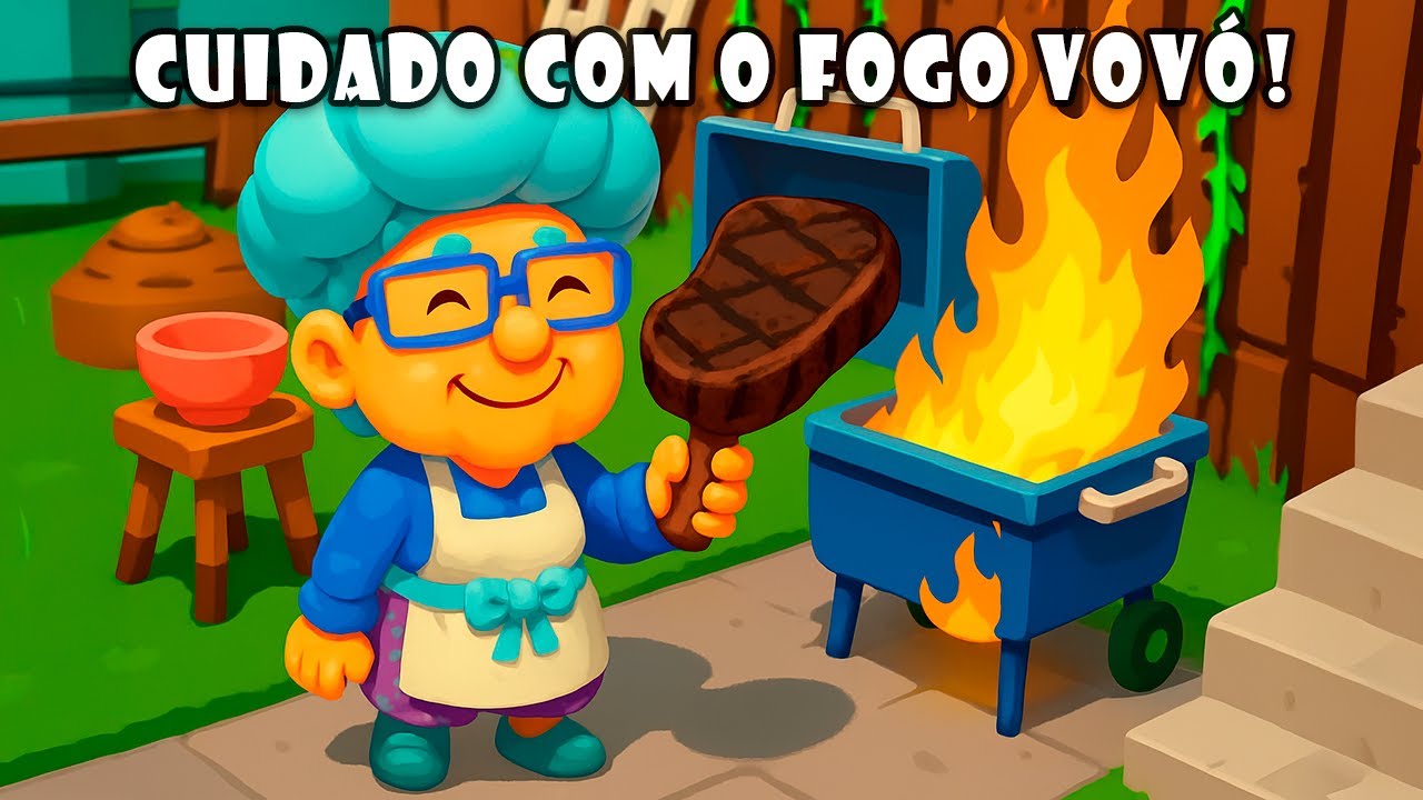 Churrasco, Formigas e Namoro No Jardim Da Vovó Maluca! Grandma No!