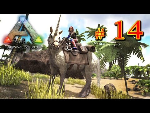 Видео: ARK Survival Evolved - (14) Доставка и приручение Эквуса (Белый Единорог)