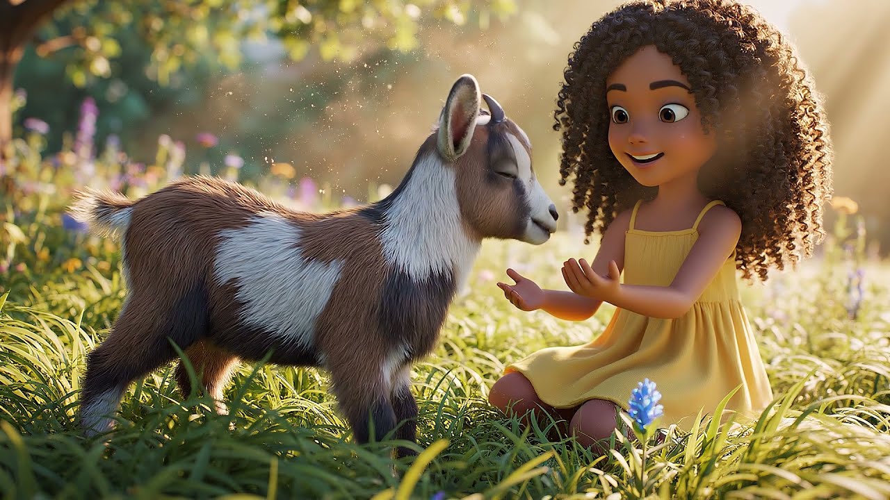 Minecraft Baby Goat Jumped Across the Mountain | Nursery Rhymes for Kids Songs