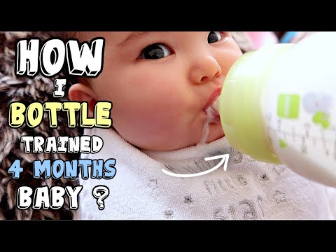 4 month old refusing bottle