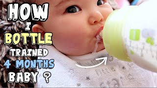 How I Trained My Breastfed Baby to Accept a Bottle at 4 months ? | PlantPowerBaby