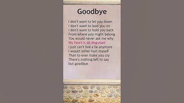 Thumbnail of Goodbye | Air Supply