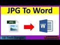 Convert JPG to WORD online & free | JPG to Word Converter | How to Convert JPG to Word or Text