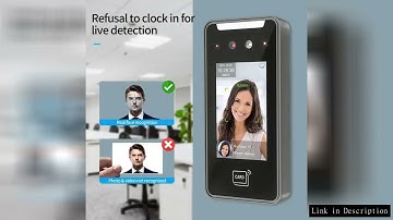 Multifunctional Tcp/Ip WIFI AI Face Time Attendance Recorder Access Control System Facial Recognitio