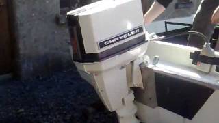 Chrysler 25hp 2 stroke outboard