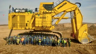Komatsu PC8000 Large Excavator Assembly