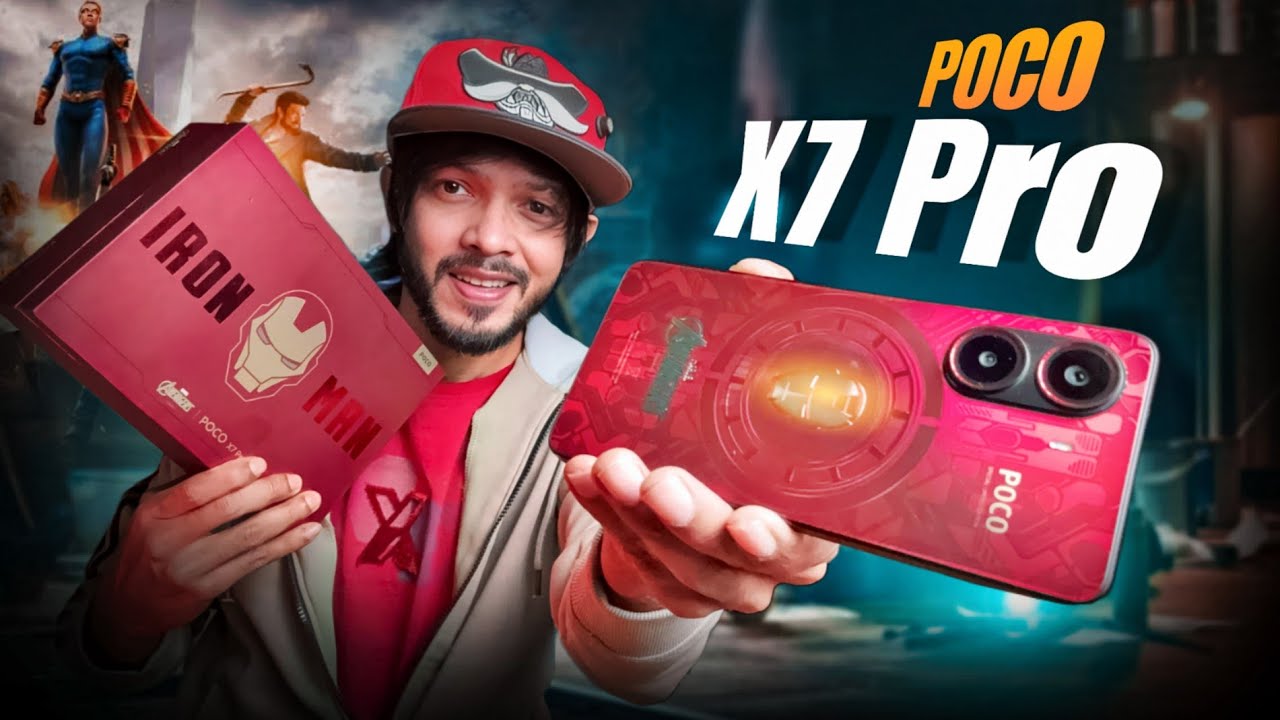 Poco X7 Pro IRONMAN Special Edition ।। সেইম সেইম বাট ডিফলে....ন্ট !!