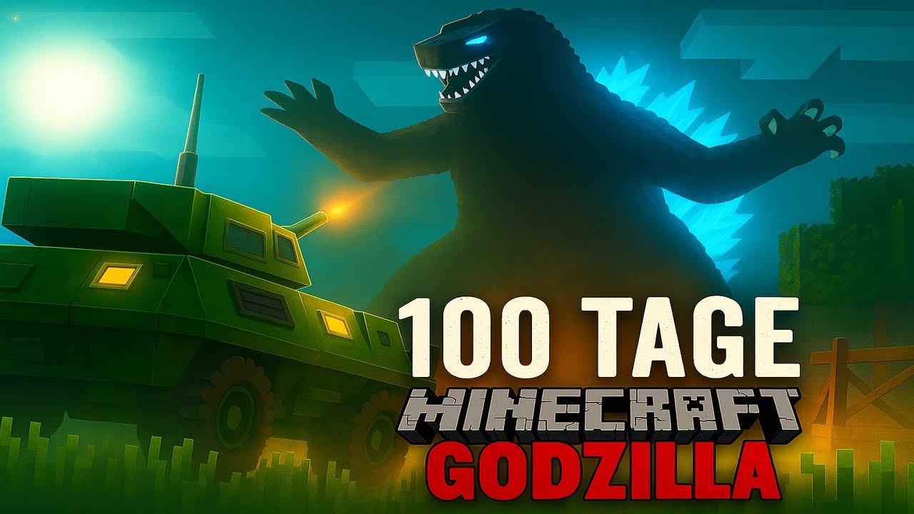 Ich versuchte 100 Tage lang, Godzilla in Minecraft aufzuhalten – und das ist passiert