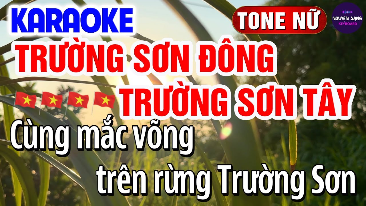 Trường Sơn Đông Trường Sơn Tây Karaoke Tone Nữ Nhạc Sống Disco 2026 | Y Dung Karaoke