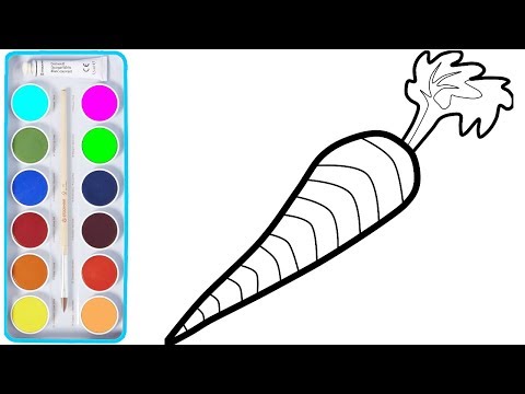how-to-draw-and-color-carrot---coloring-pages-for-kids---drawing-and-painting-learn-colors-for-kids