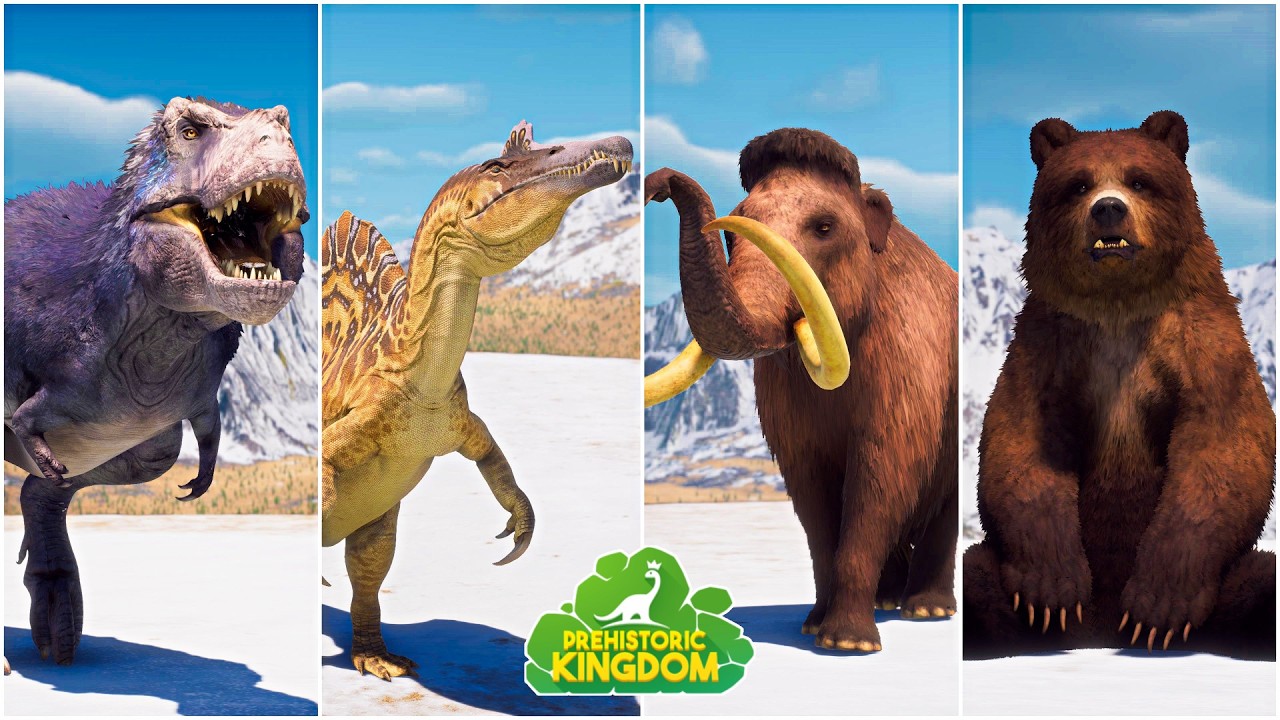 All 60 Dinosaurs, Reptiles & Mammals Showcase in Prehistoric Kingdom