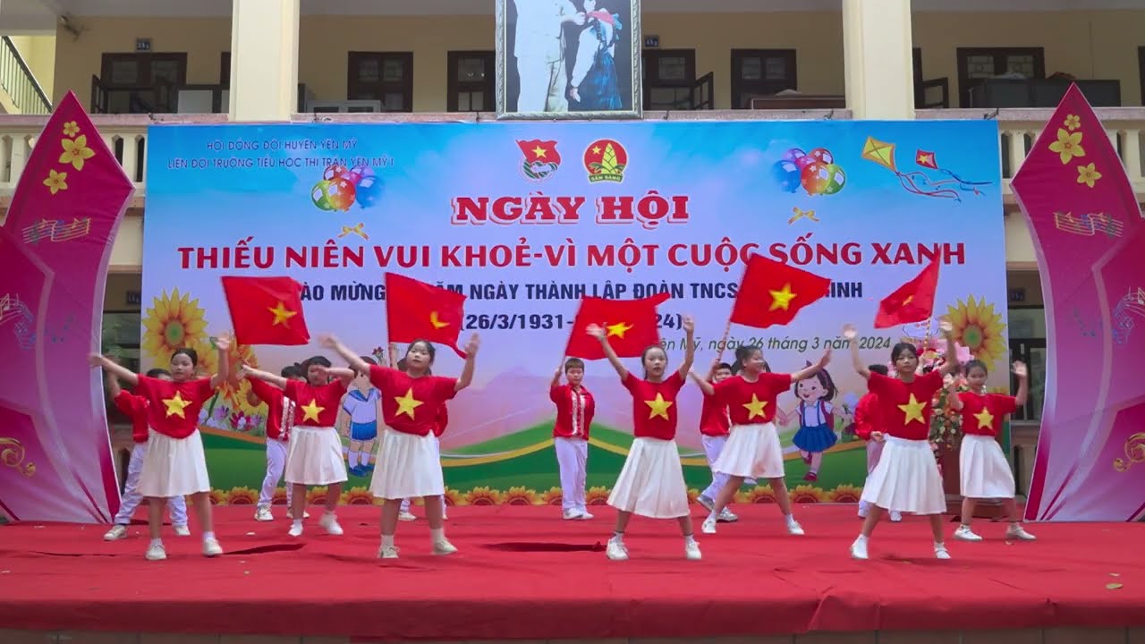 Ngàn Ước Mơ Việt Nam | Nhảy Dân Vũ | Trường Tiểu Học Thị Trấn Yên Mỹ I