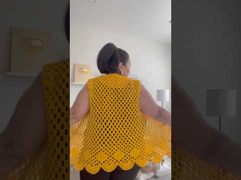 Regresa pero renovado 🤩 #crochettutorial #crochet #handmade #tejido #chaleecotejido