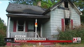 Series of neighborhood fires spark arson investigations in Spartanburg