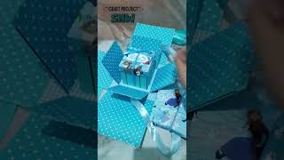 Explosion Box for Snack and Money Frozen Disney Theme #explosionbox #moneybox