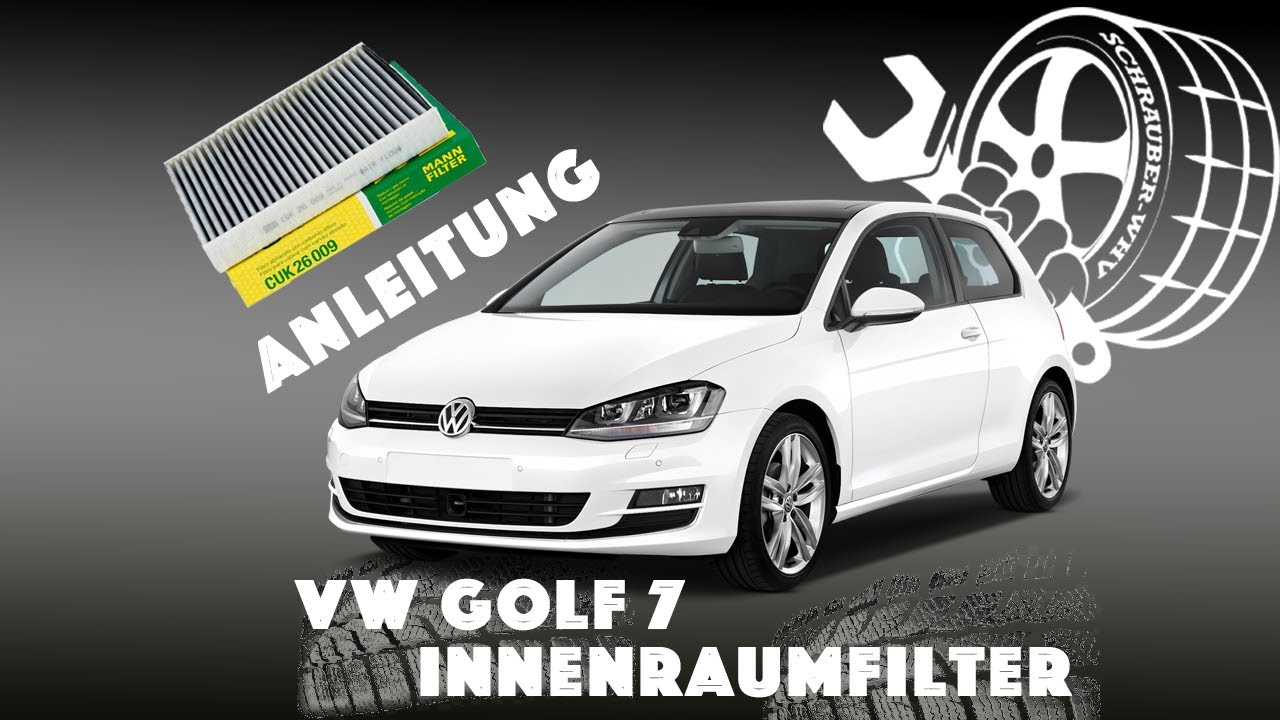 Wie VW GOLF 7 Innenraumfilter wechseln [AUTODOC TUTORIAL] 