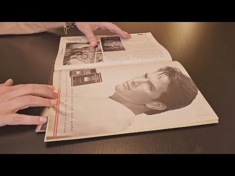 1990's Magazine Page Turning ASMR for Sleep, Study & Relaxation - No Talking